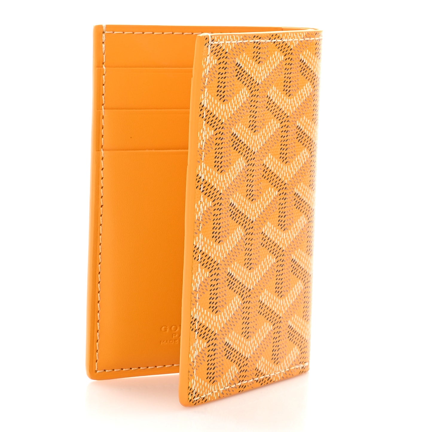 Goyardine Saint Pierre Card Holder Yellow