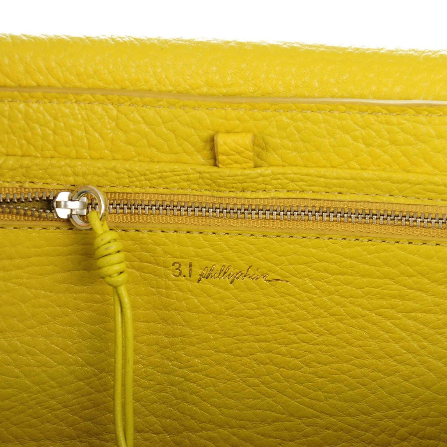 3.1 Calfskin Large Pashli Satchel Lemon Yellow