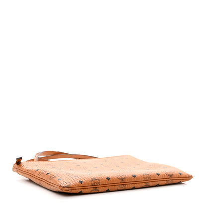 MCM Visetos Medium Crossbody Pouch Cognac 4 of 11