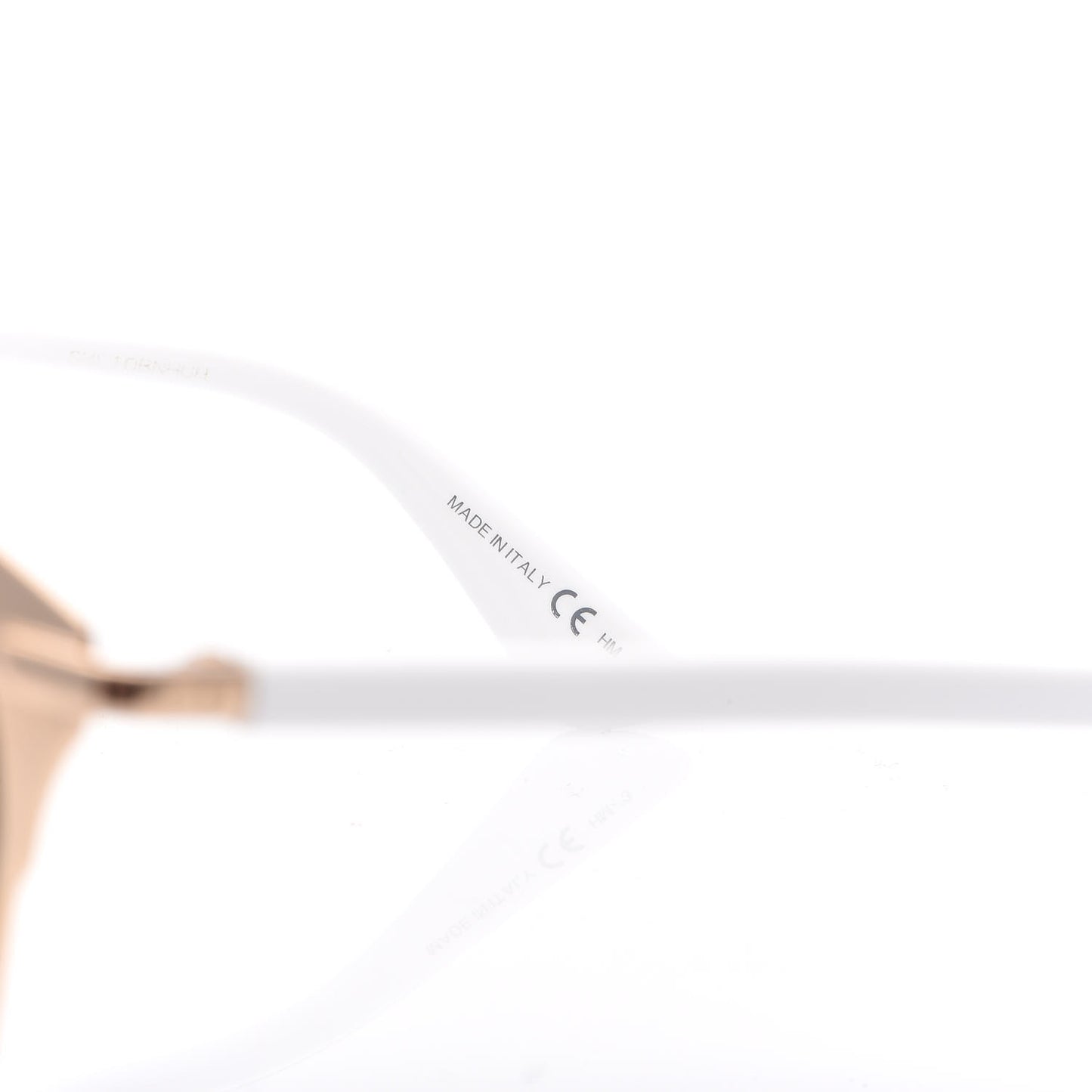 Reflected Sunglasses Rose Gold White