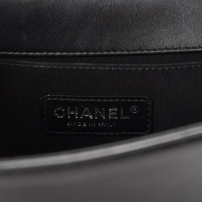 Chanel Patent Calfskin Quilted Small Boy Flap Black 11 of 13