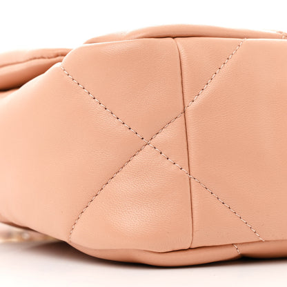 Chanel Lambskin Quilted Medium Chanel 19 Flap Beige 9 of 10