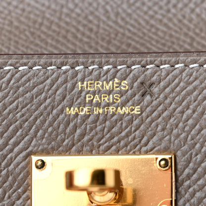Hermes Epsom Kelly Longue Wallet Etoupe 6 of 7