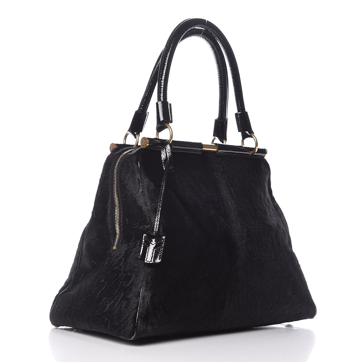 Saint Laurent Fur Medium Majorelle Black 9 of 17