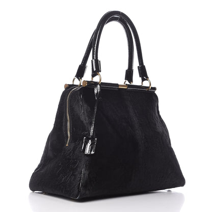 Saint Laurent Fur Medium Majorelle Black 9 of 17