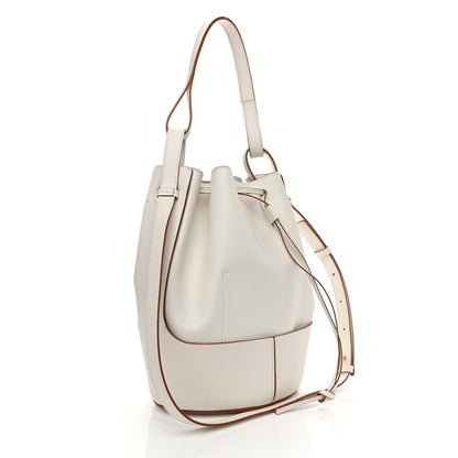 Loewe Calfskin Small Balloon Bucket Bag Soft White 3 of 16