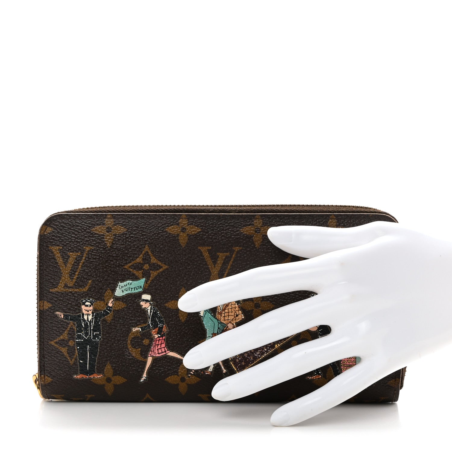 Louis Vuitton Monogram Illustre Zippy Wallet Rose 2 of 11