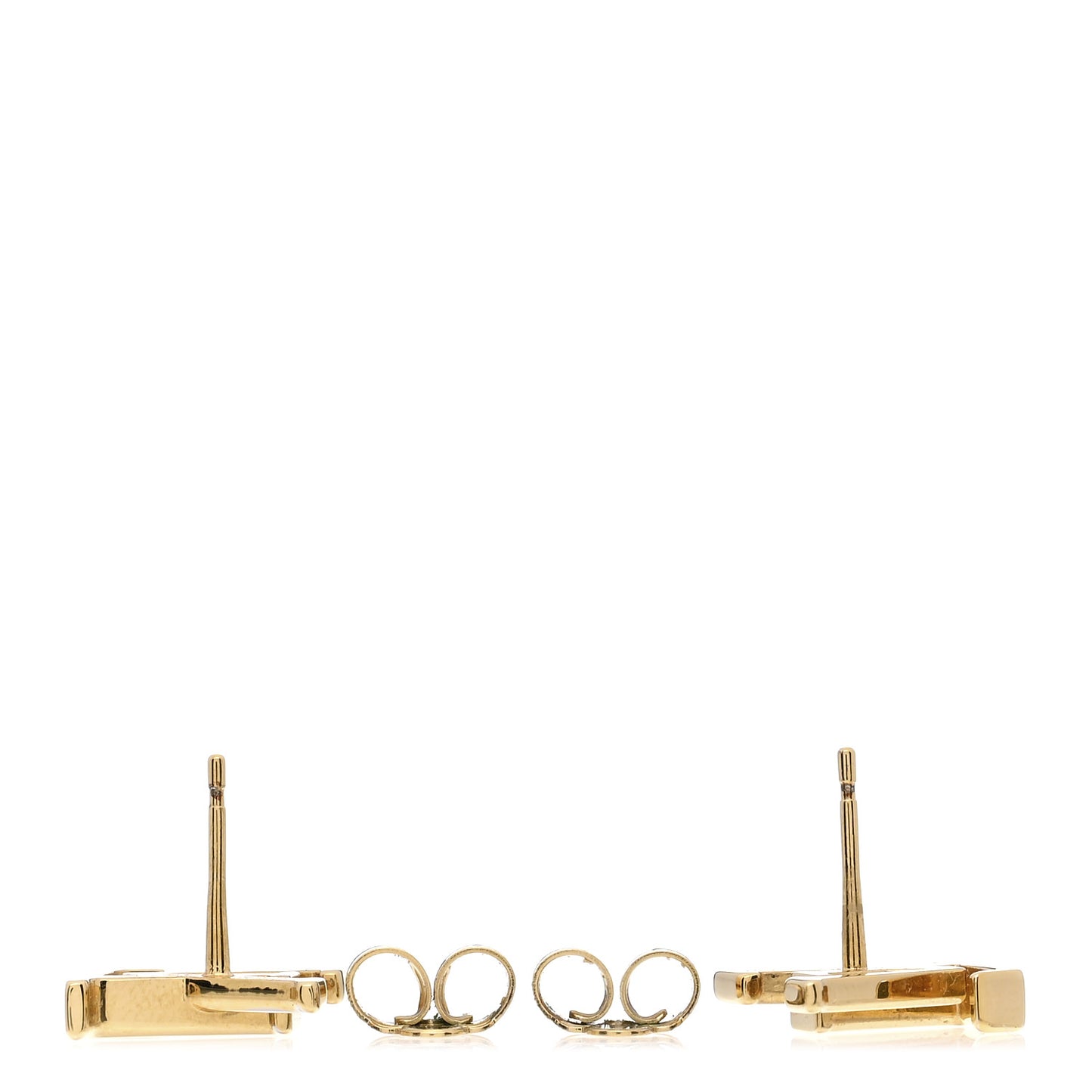Metal LV Iconic Earrings Gold