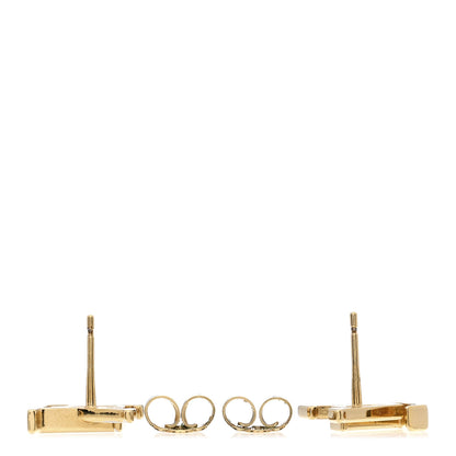 Louis Vuitton Metal LV Iconic Earrings Gold 3 of 4