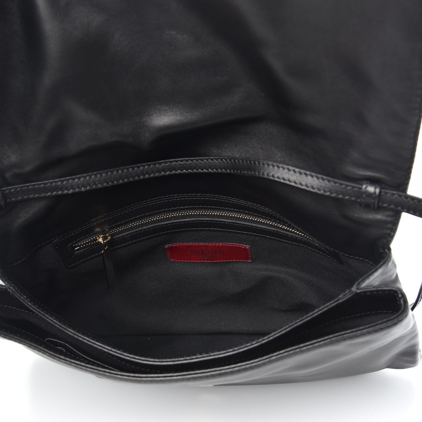 Nappa Rose Shoulder Bag Black