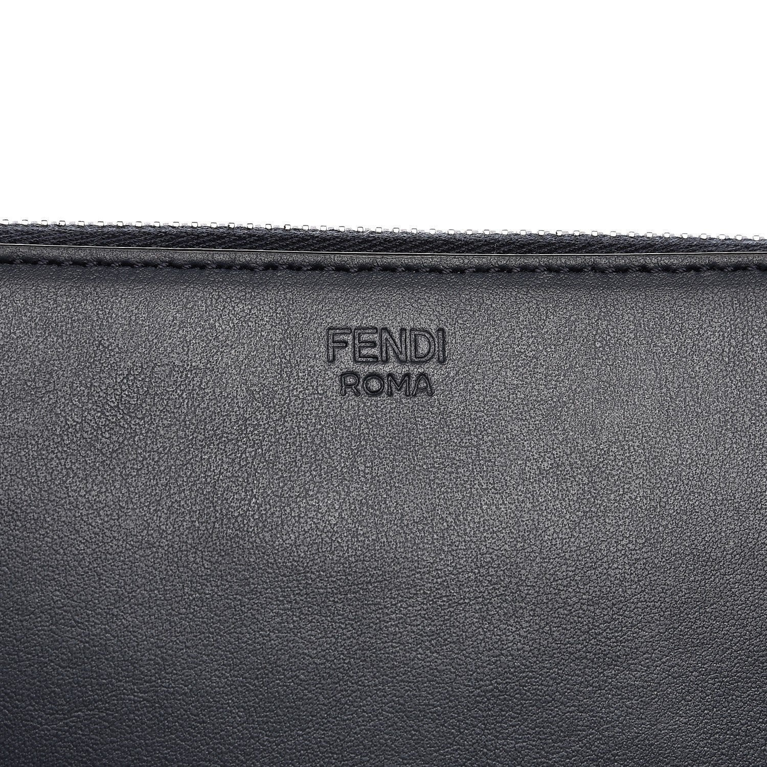 Fendi Calfskin Vocabulary Inlaid Pouch Multicolor 7 of 8