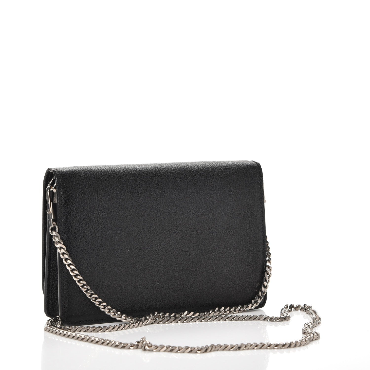 Givenchy Sugar Goatskin Pandora Chain Wallet Black 4 of 11