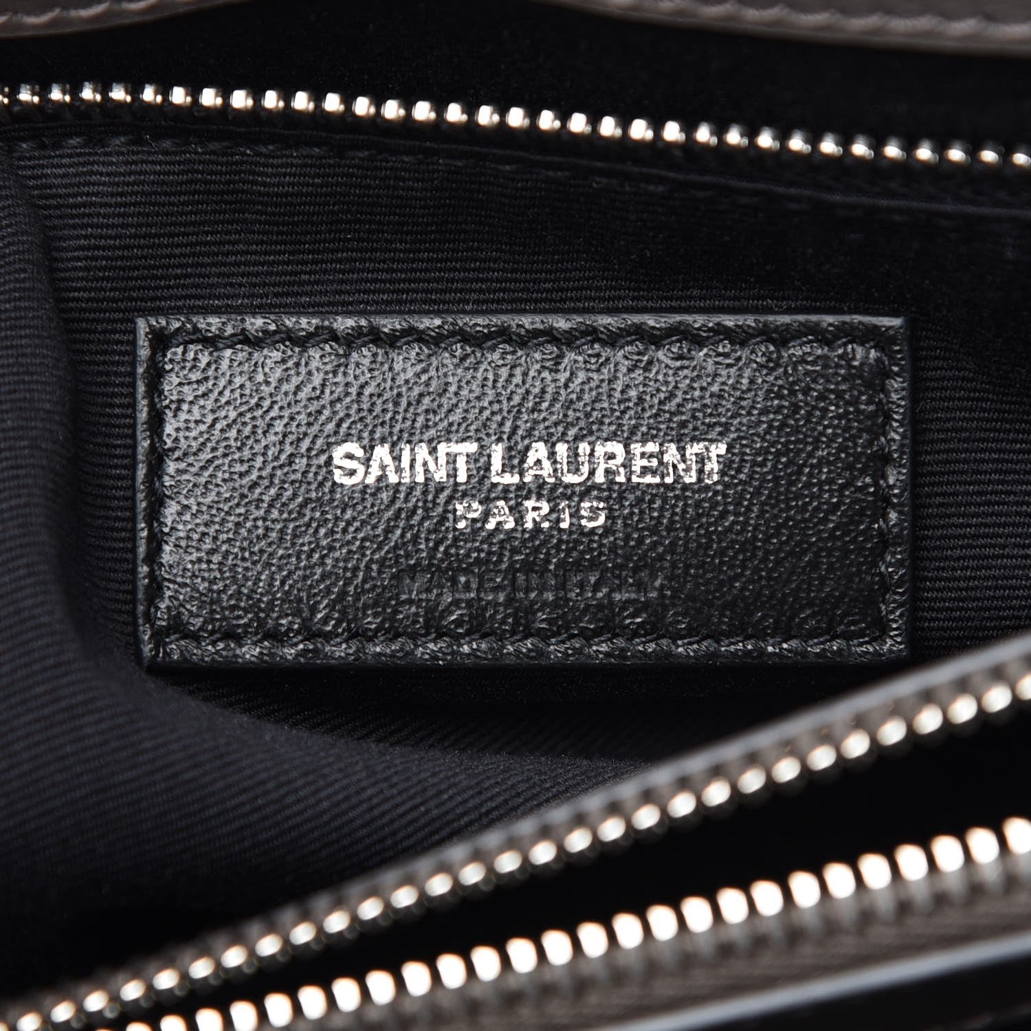 Saint Laurent Calfskin Y Quilted Monogram Large Loulou Chain Satchel Earth 6 of 7