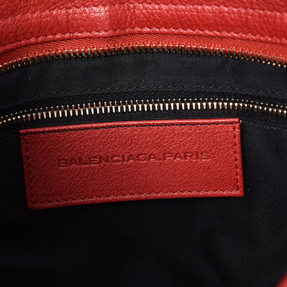 Balenciaga Sugar Goatskin Classic Gold Hardware City Rouge Rouge Coquelicot 6 of 7