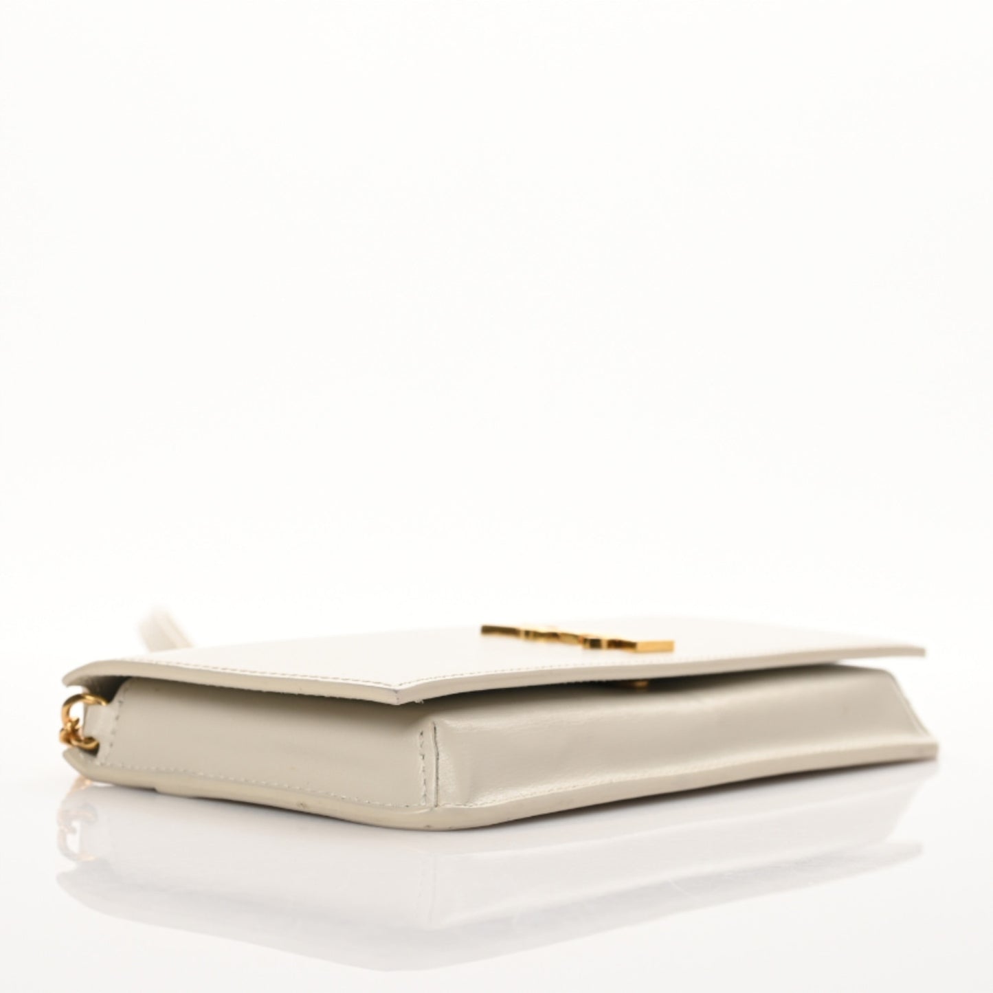 Smooth Calfskin Monogram Phone Holder Crossbody Crema Soft