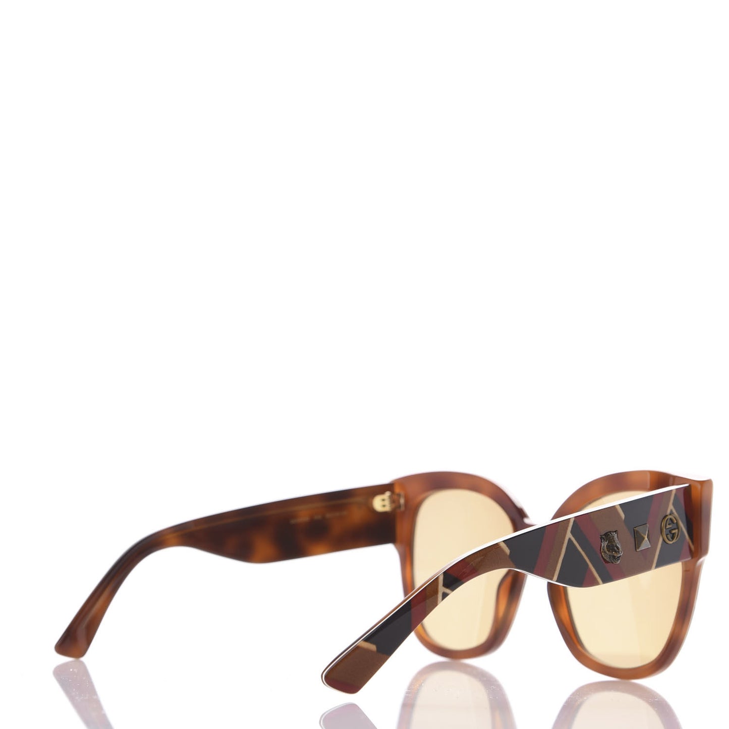 Acetate Square Frame Sunglasses GG0059S Multicolor