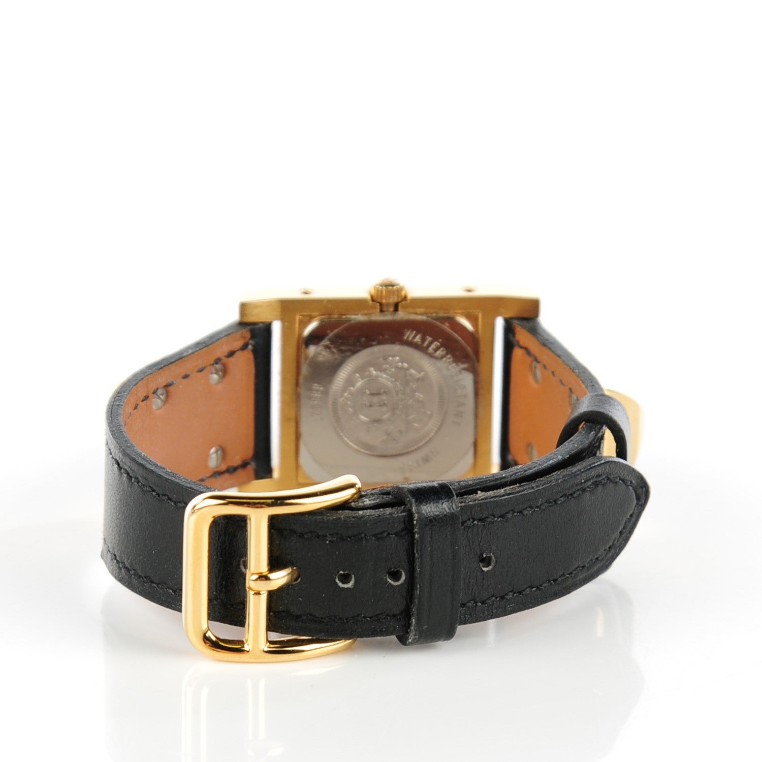 Hermes Stainless Steel Barenia 23mm Medor Quartz Watch Noir 5 of 10