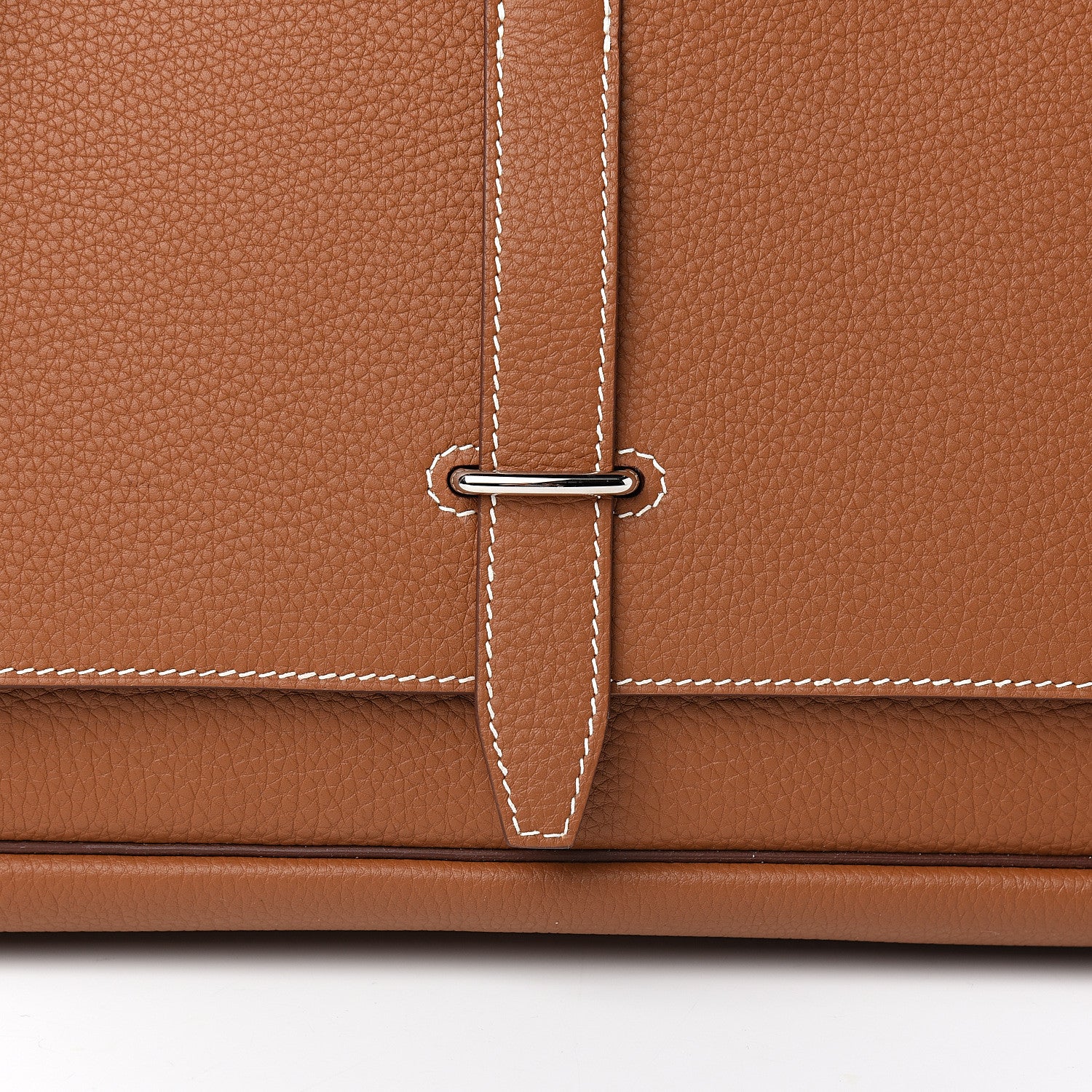 Hermes Togo Steve Light Messenger Gold 8 of 8