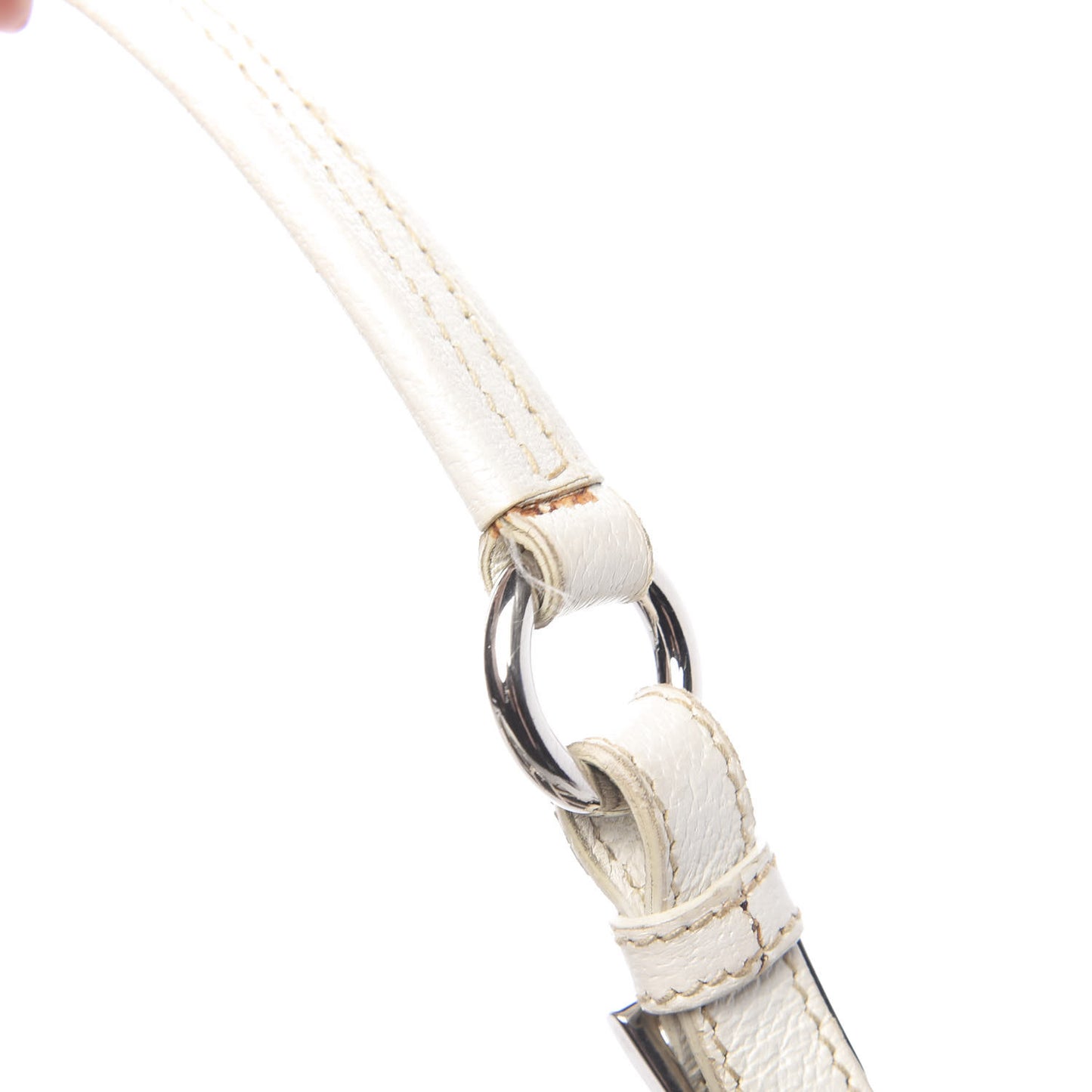 Canvas Calfskin Shoulder Bag