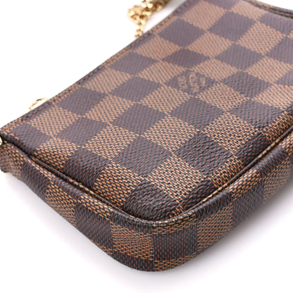 Louis Vuitton Damier Ebene Mini Pochette Accessories 9 of 10