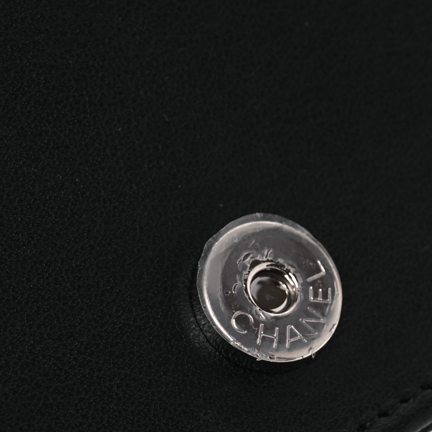 Chanel Lambskin Camellia Embossed Wallet On Chain WOC Black 13 of 16