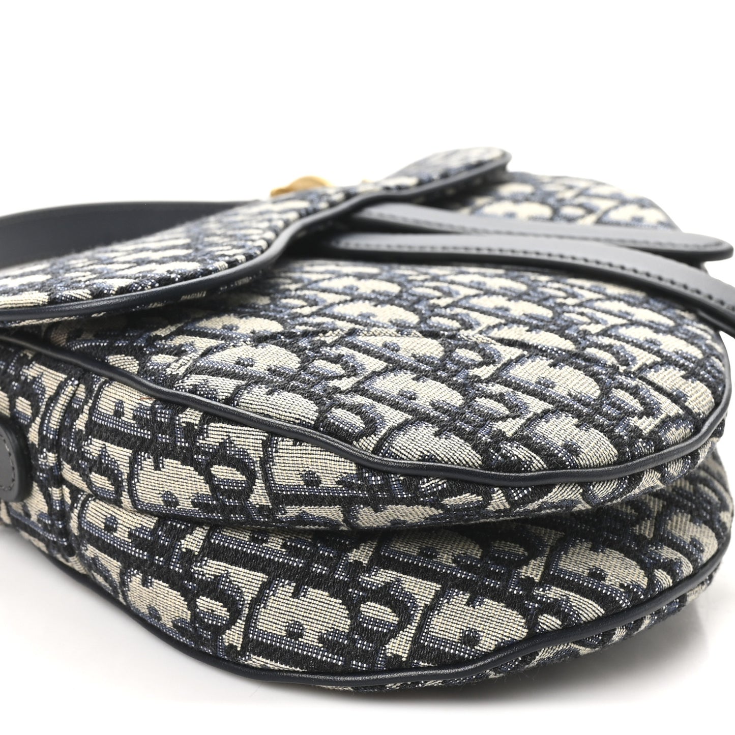 Oblique Saddle Bag Blue