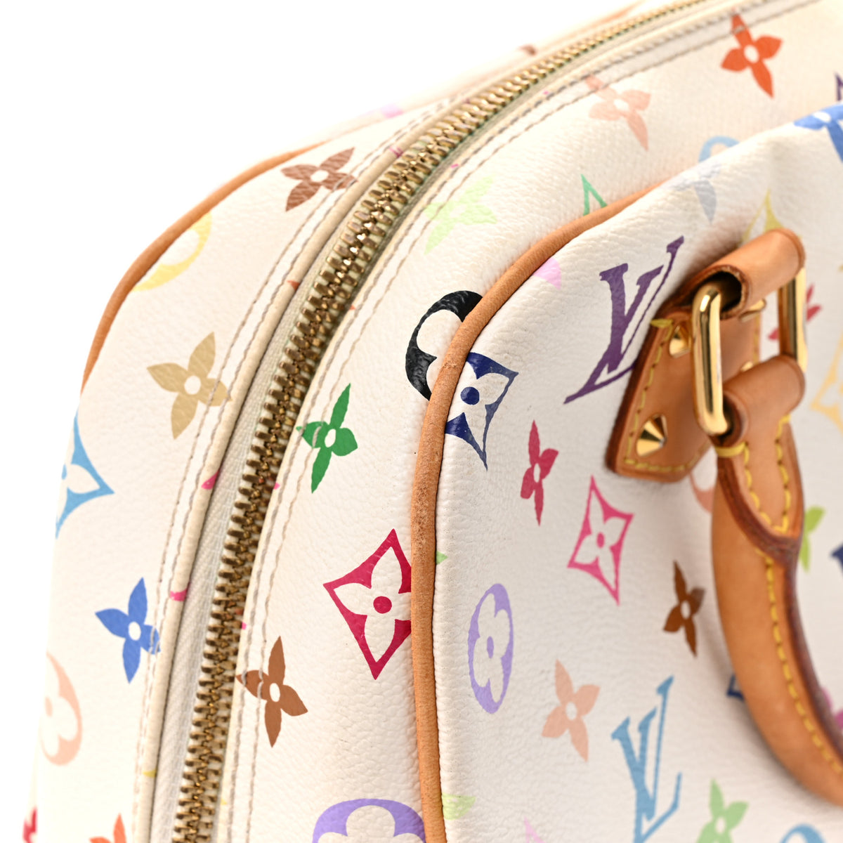Monogram Multicolor Trouville White