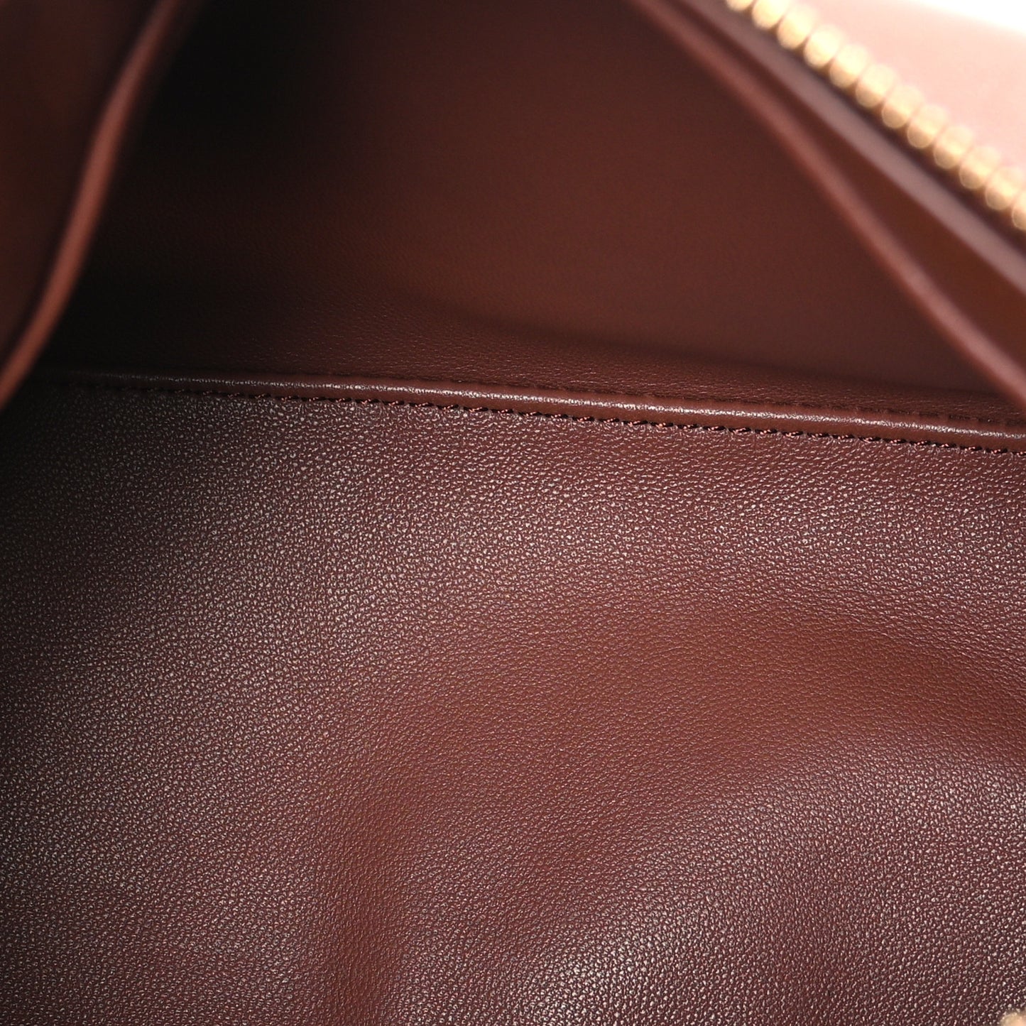 Nappa Lambskin Small Featherlight Puzzle Bag Pecan