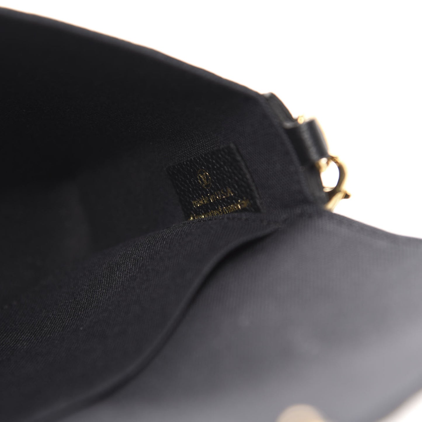 Empreinte Pochette Felicie Chain Wallet Black