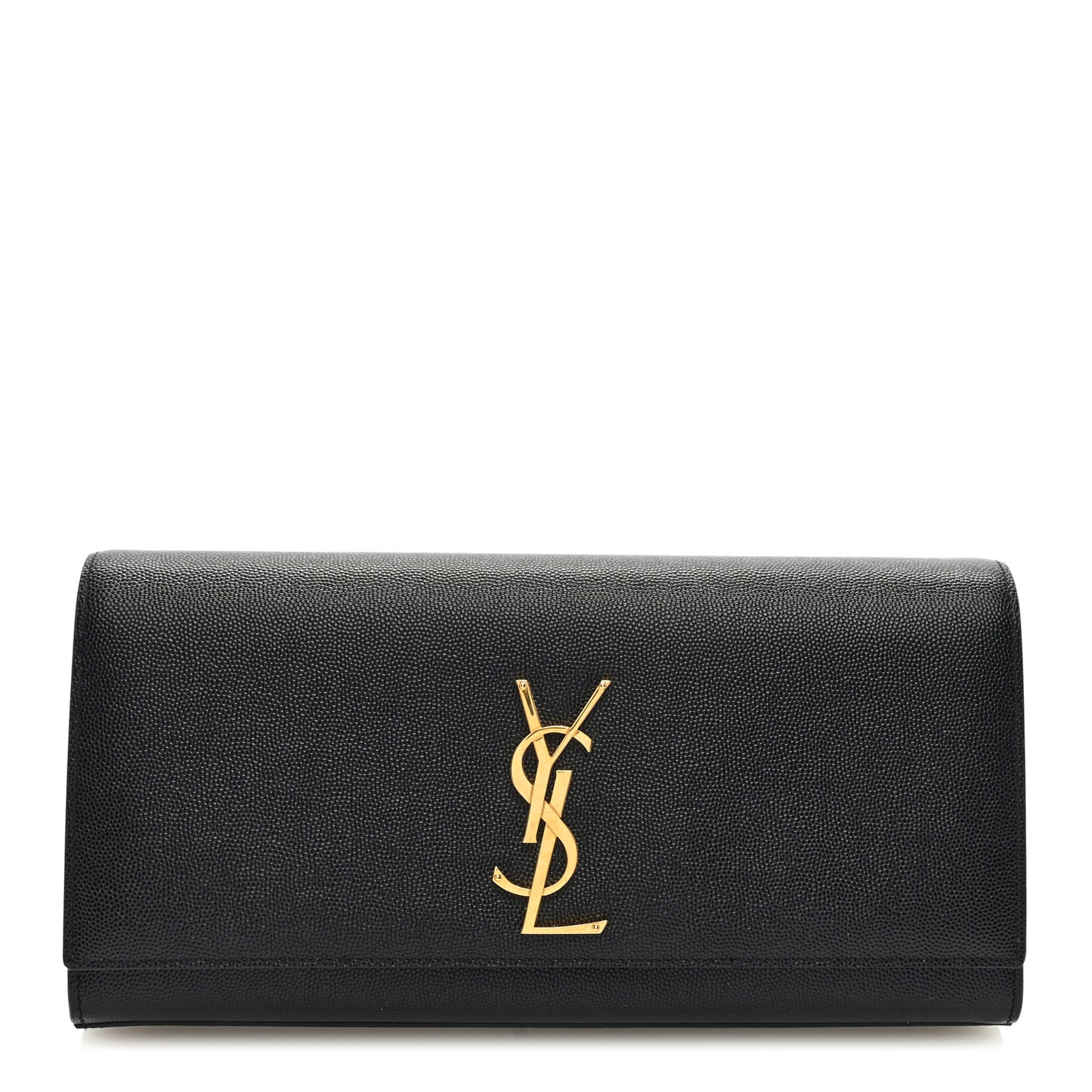 Grain De Poudre Monogram Cassandre Clutch Black