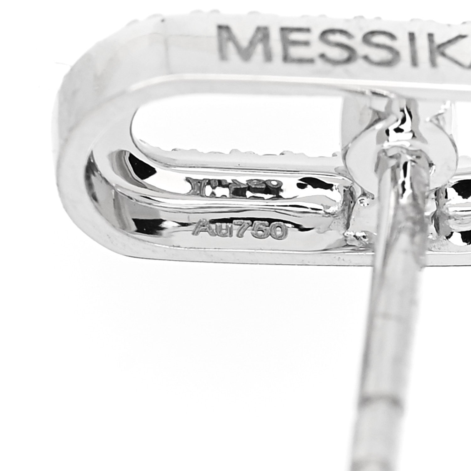 Messika 18K White Gold Diamond Move Uno Earrings 5 of 7