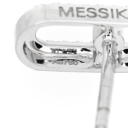 Messika 18K White Gold Diamond Move Uno Earrings 5 of 7