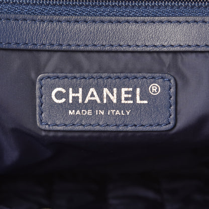 Chanel Nylon Tweed Printed Maxi Flap Multicolor 6 of 8