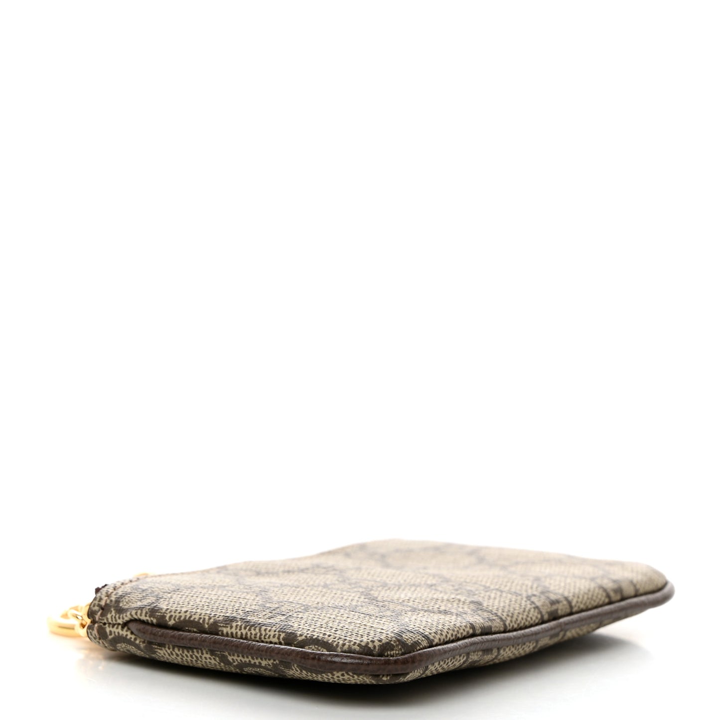 GG Supreme Monogram Key Case Brown