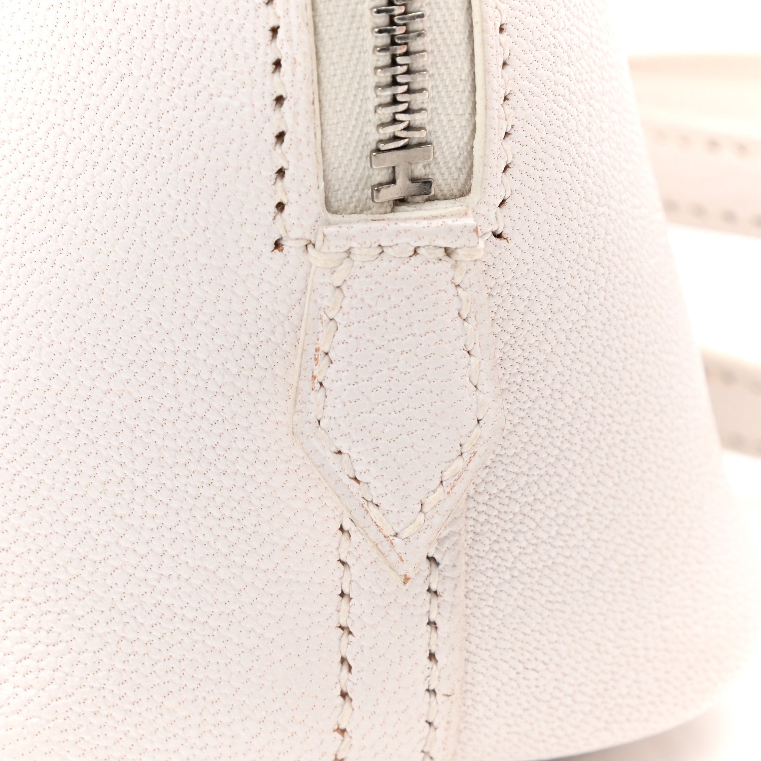Hermes Chevre Mysore Mini 1923 Bolide White 10 of 12