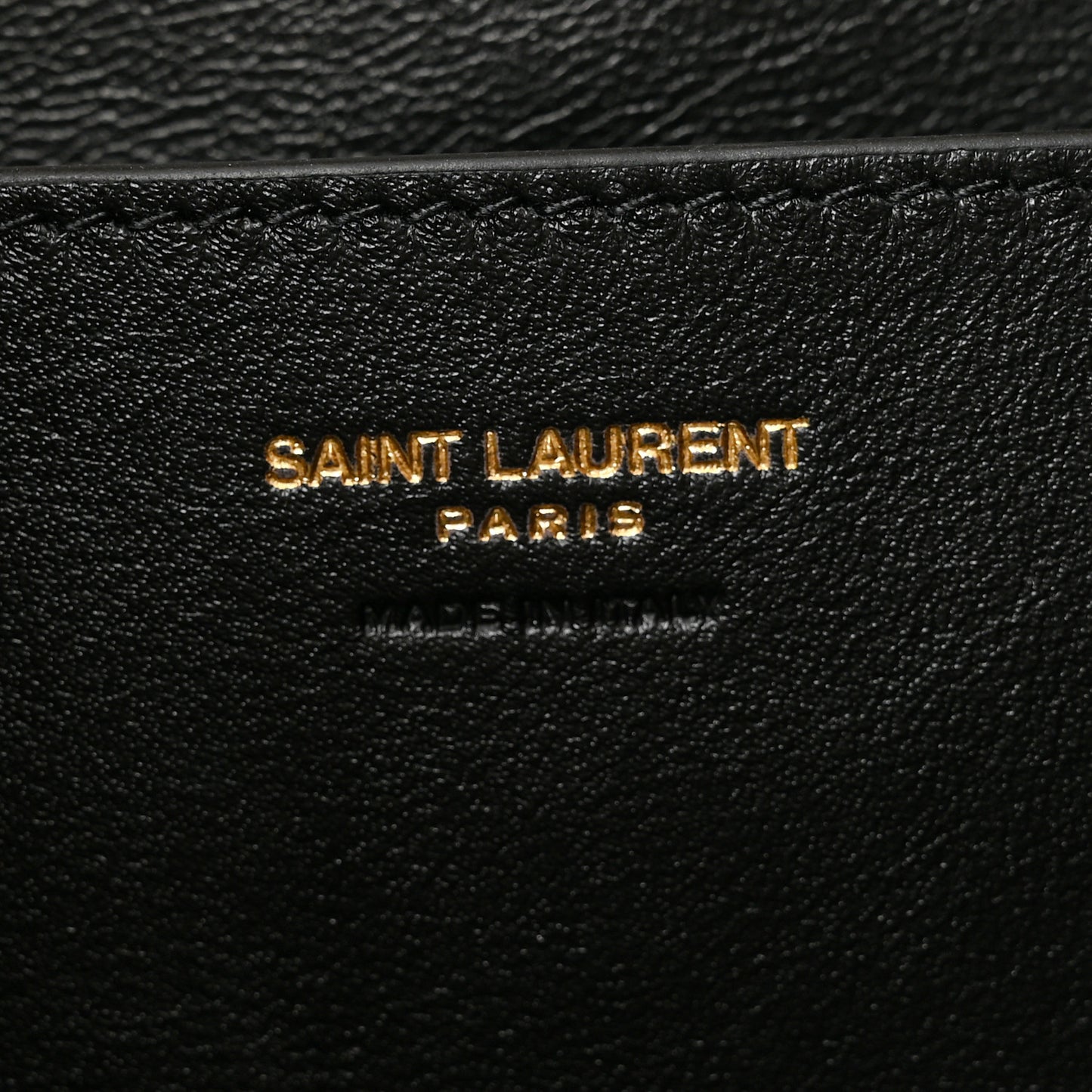 Suede Large Cassandre Envelope Pouch Golden Leaf