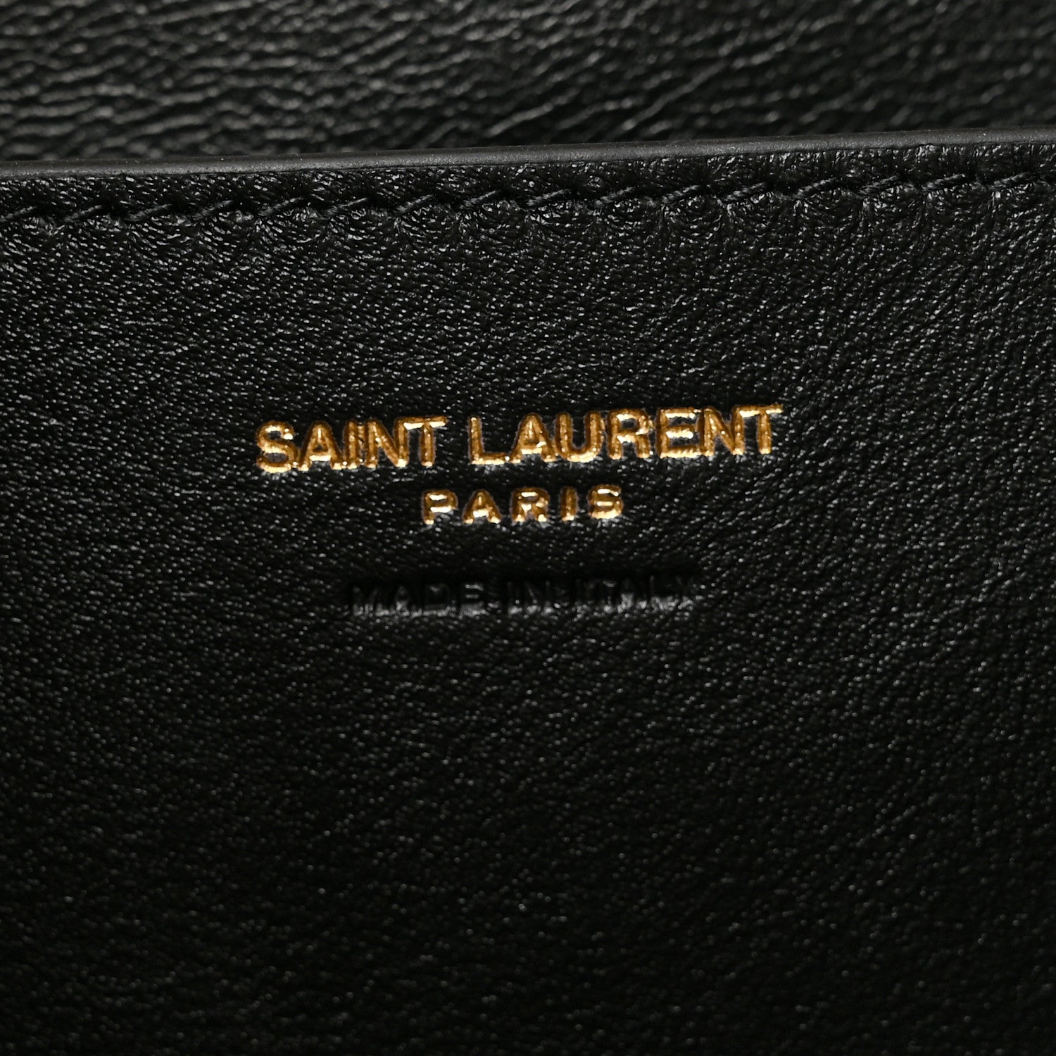 Saint Laurent Suede Large Cassandre Envelope Pouch Golden Leaf 6 of 8