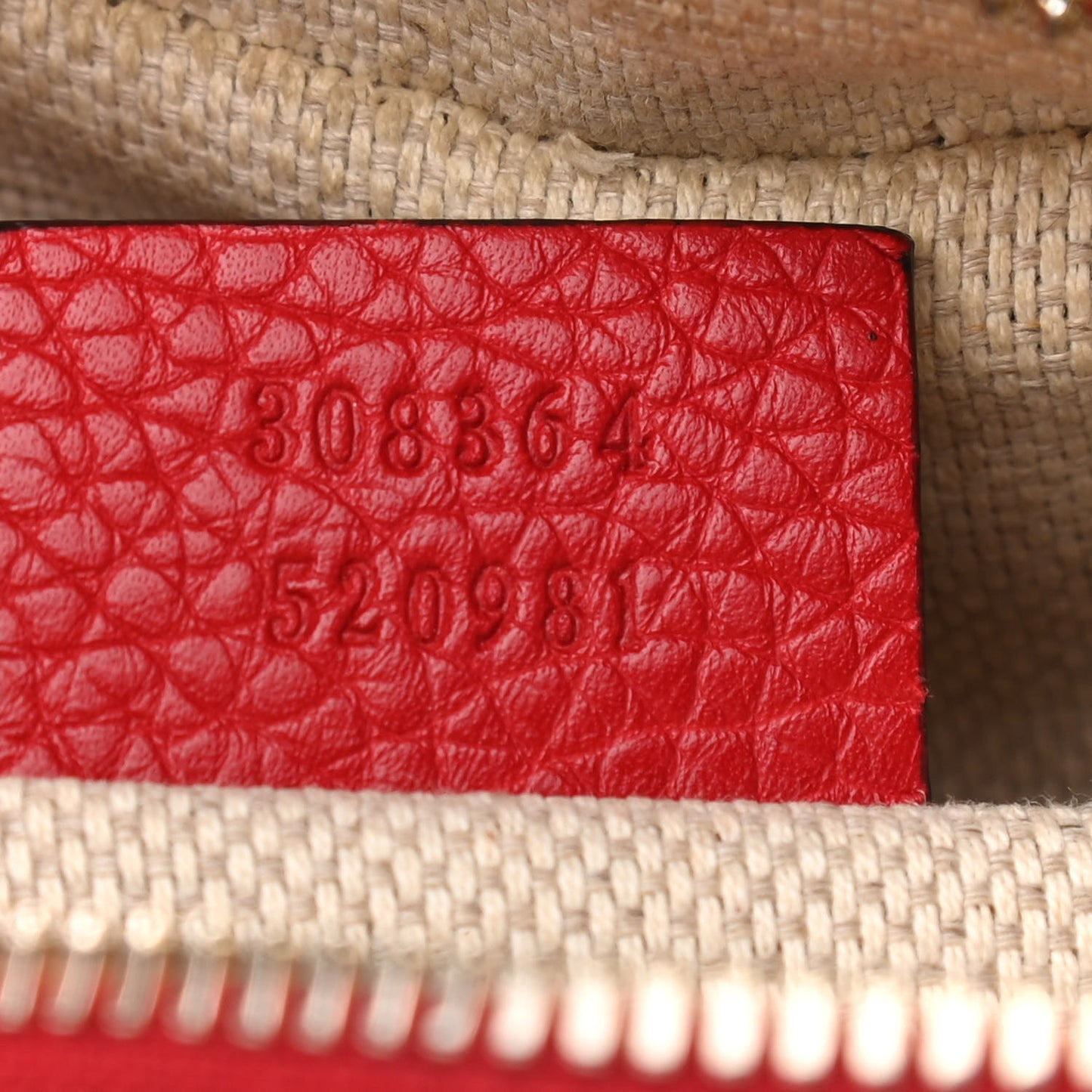 Pebbled Calfskin Small Soho Disco Bag Tabasco Red