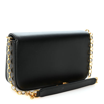 Dolce & Gabbana DOLCE GABBANA Calfskin DG Girls Phone Shoulder Bag Black 3 of 9