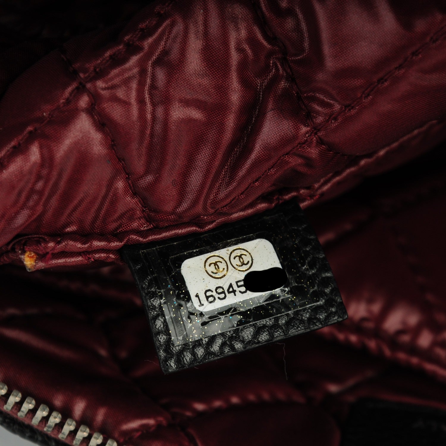 Chanel Caviar Quilted Cosmetic Case Black 7 of 7