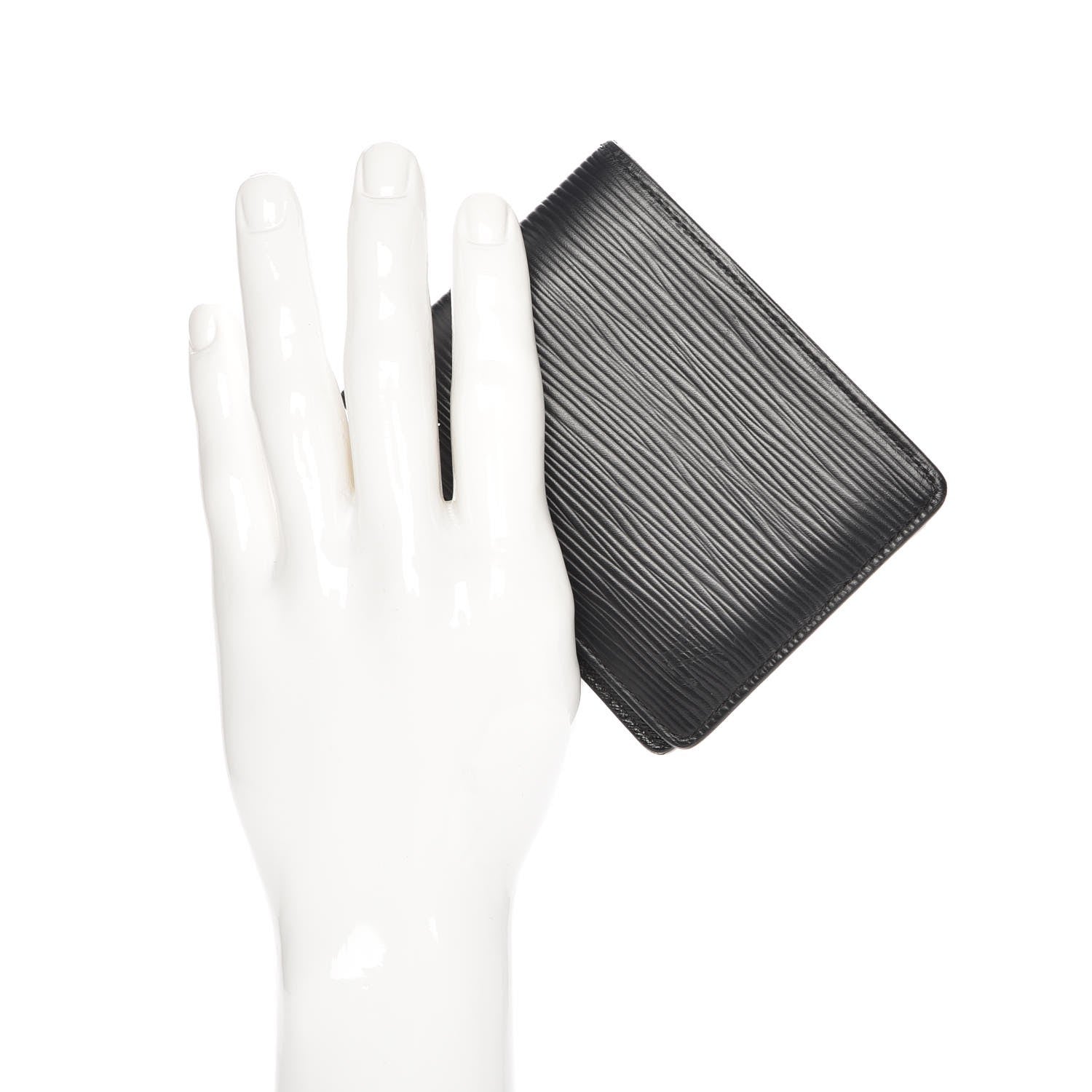 Louis Vuitton Epi Slender Wallet Black 2 of 9