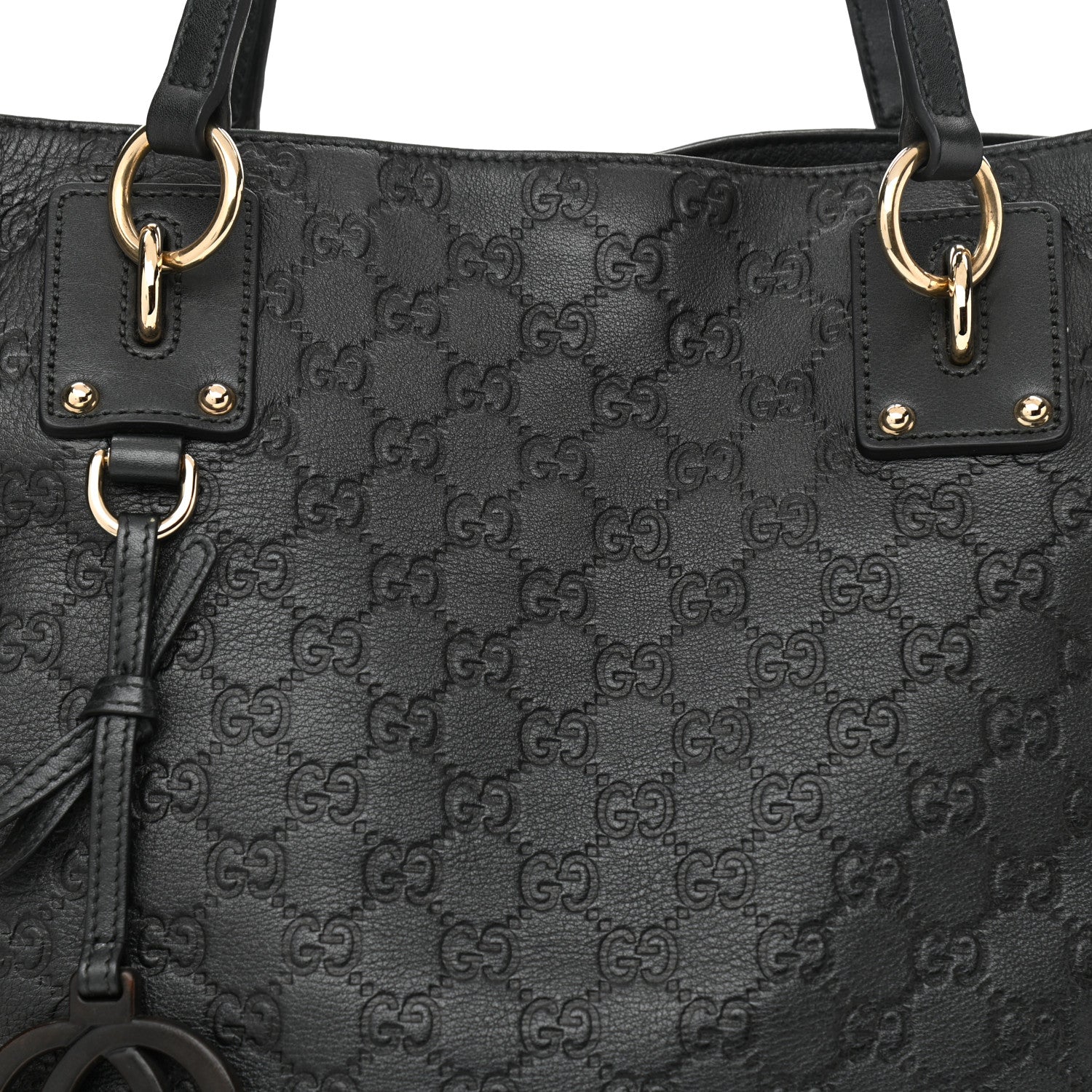 Gucci Guccissima Large Interlocking G Tote Dark Green 8 of 11