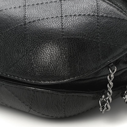 Chanel Calfskin Quilted Small Gabrielle Bucket Black 10 of 10