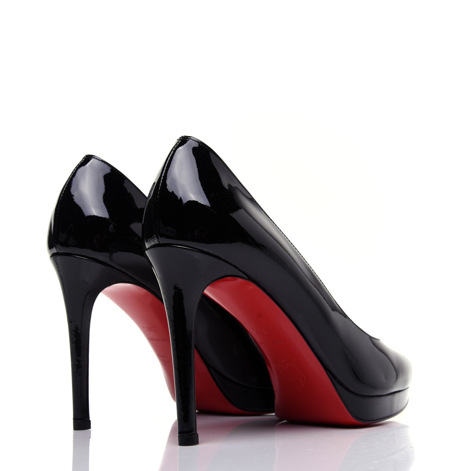 Christian Louboutin Patent New Simple 100 Pumps 36.5 Black 3 of 11