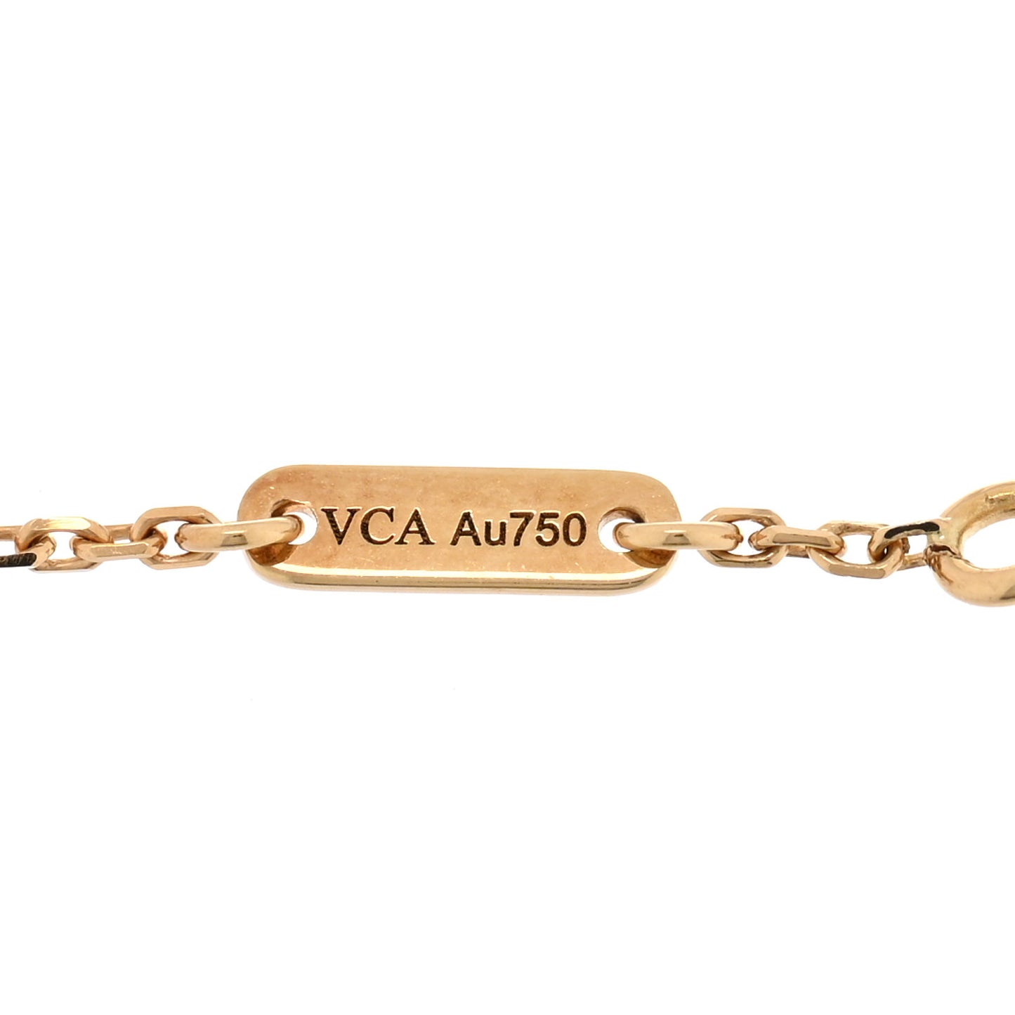 18K Yellow Gold Mother of Pearl Sweet Alhambra Bracelet