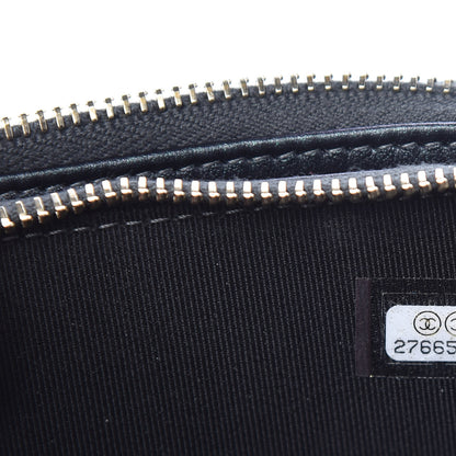 Chanel Iridescent Caviar Quilted Small Clutch With Chain Black 7 of 10