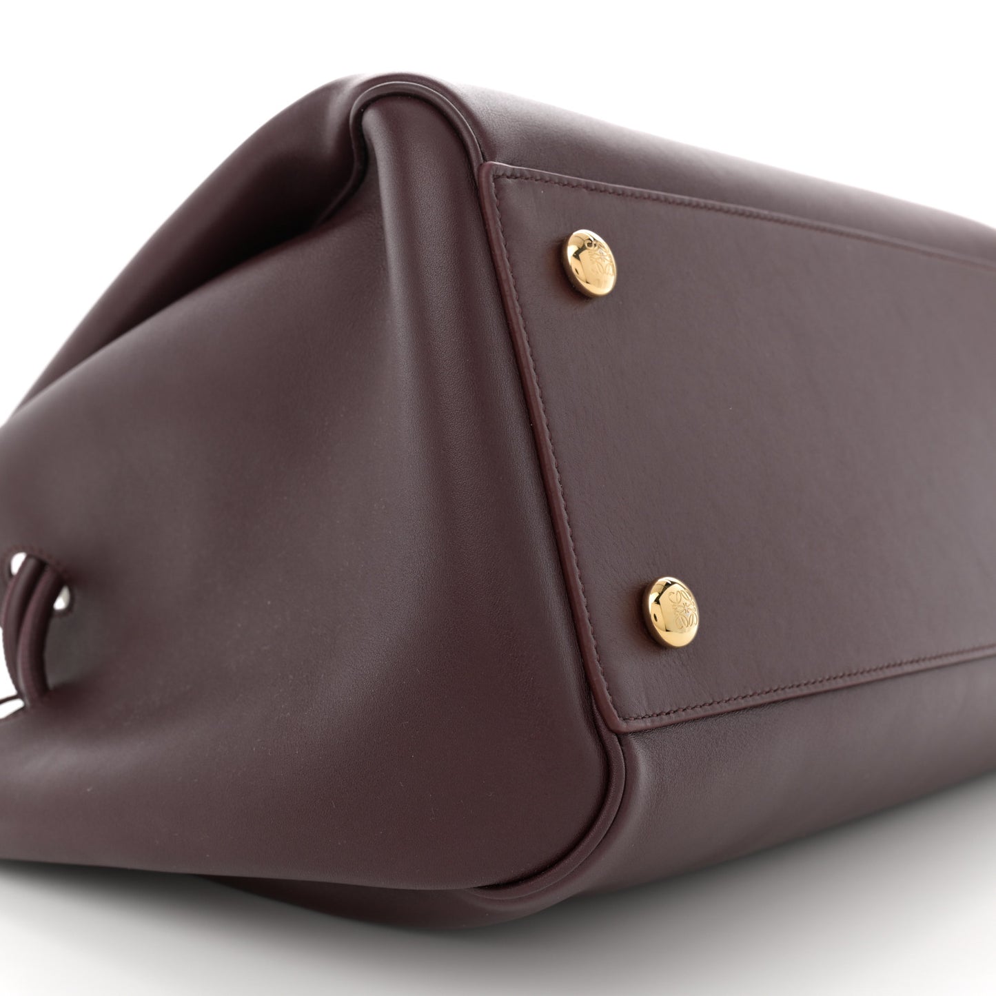 Supple Calfskin Large Madrid Bag Dark Burgundy