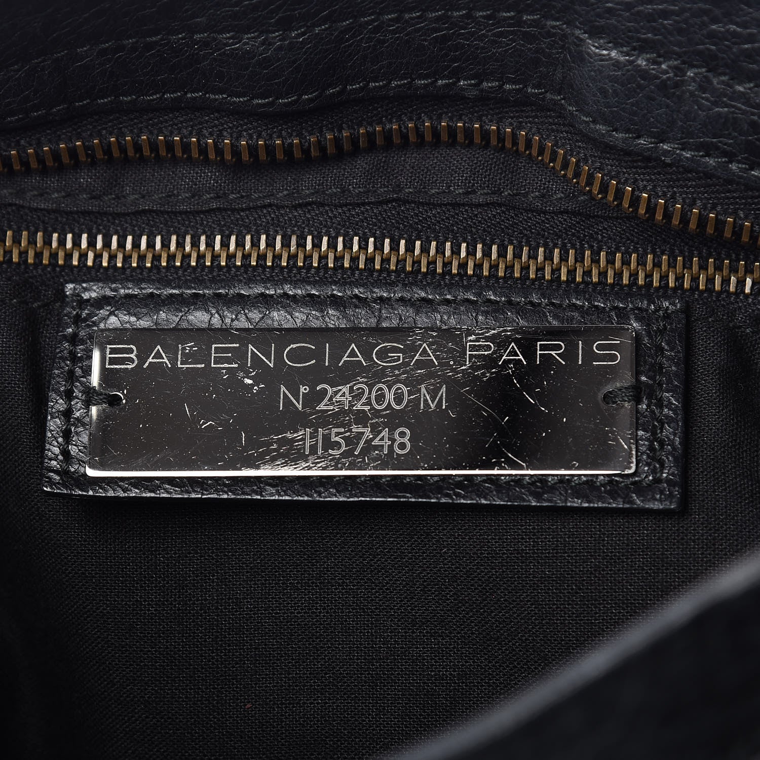 Balenciaga Agneau Classic Hardware City Black 6 of 10