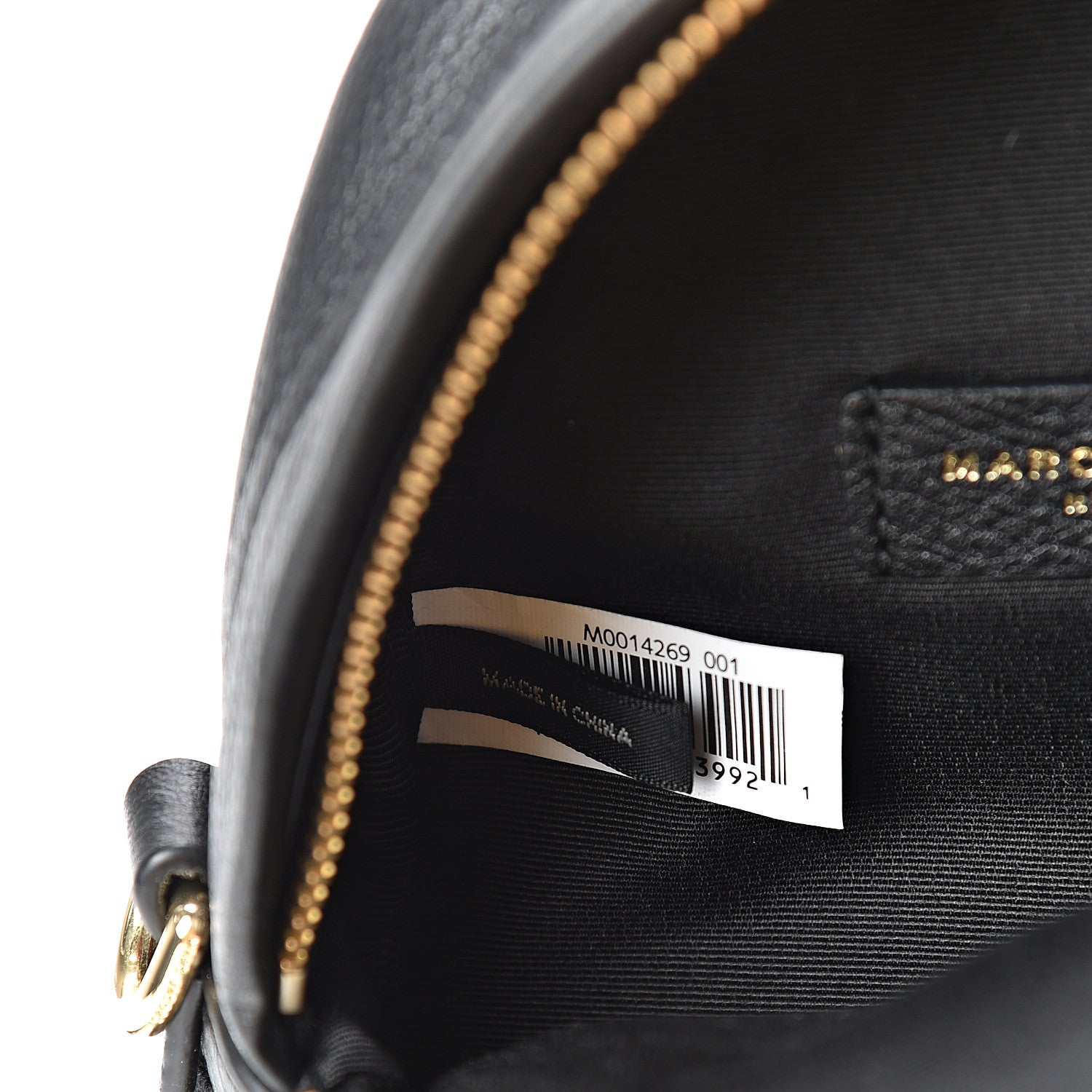 Marc Jacobs Pebbled Calfskin Backpack Black 8 of 11