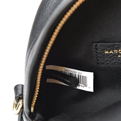 Marc Jacobs Pebbled Calfskin Backpack Black 8 of 11
